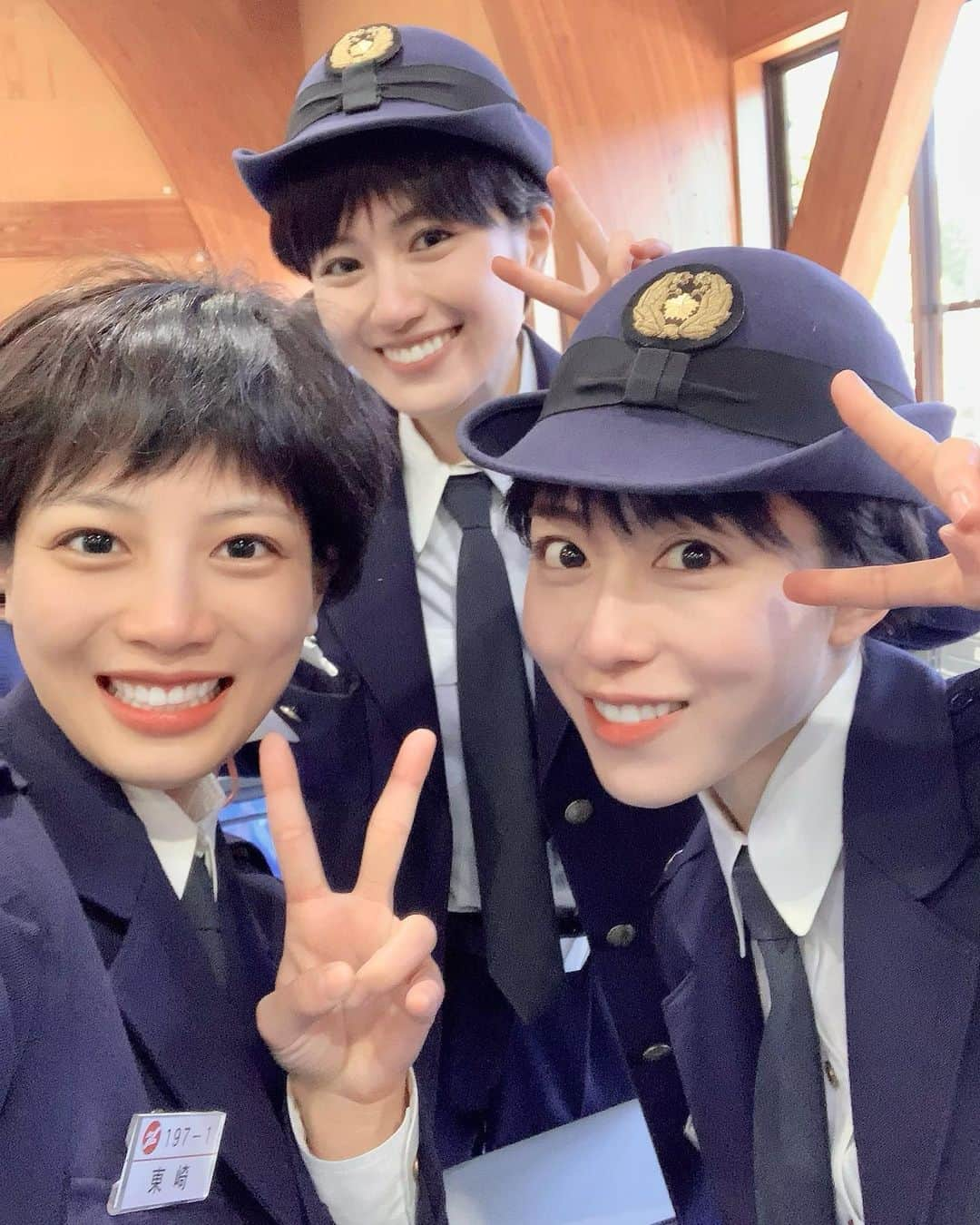 小池花瑠奈のインスタグラム：「👮  #懐かしいメンバーに #なんだか見覚えのある名前 #😂 #知る人ぞ知る  #教場 #教場0 #松宮なつ」