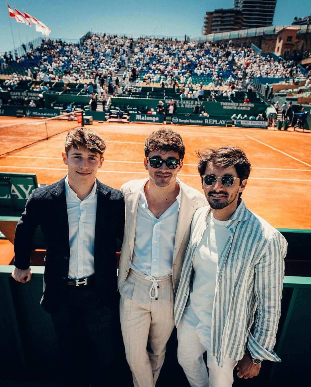 シャルル・ルクレールさんのインスタグラム写真 - (シャルル・ルクレールInstagram)「This was a fun day 🎾 @atptour」4月17日 3時28分 - charles_leclerc