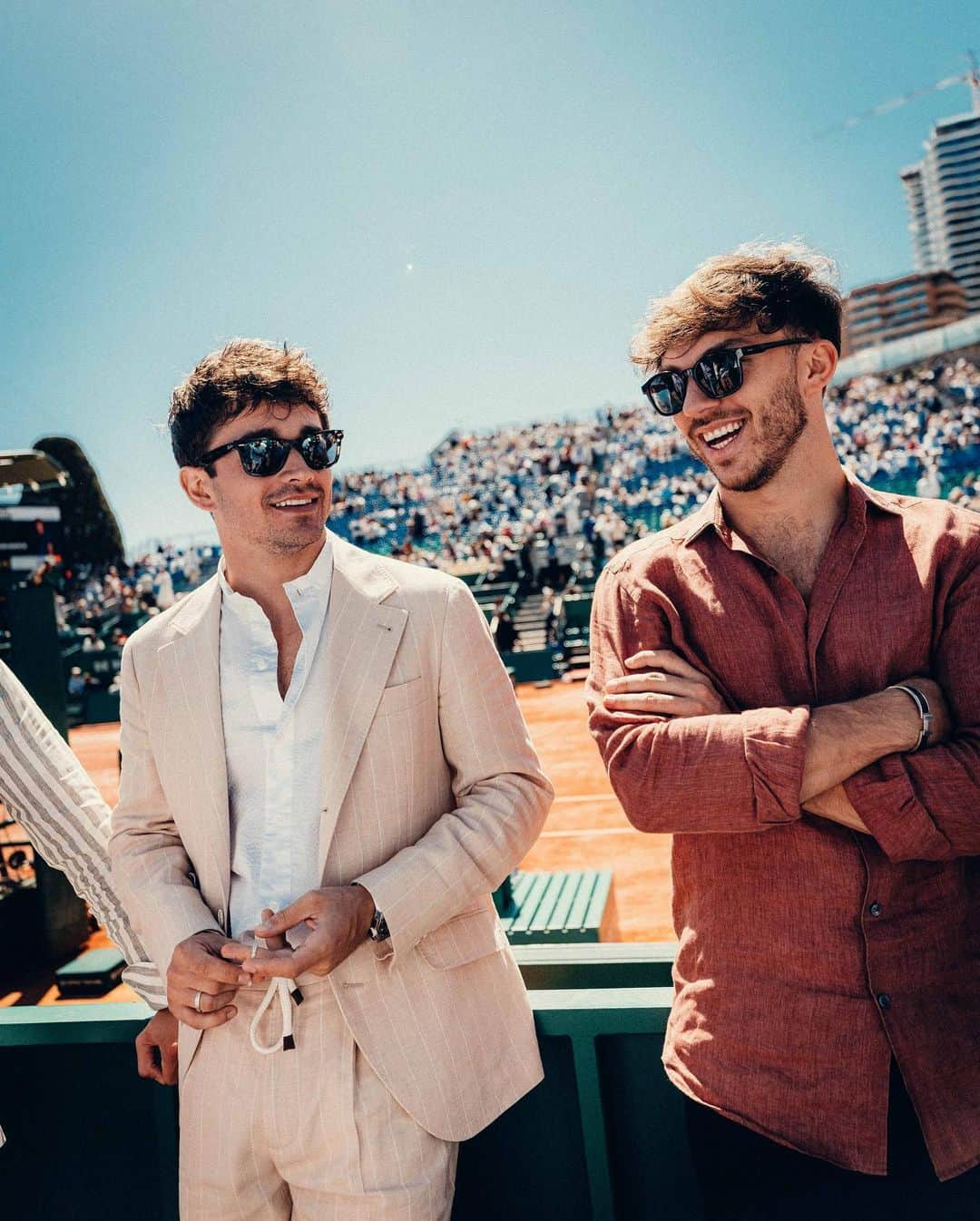 シャルル・ルクレールさんのインスタグラム写真 - (シャルル・ルクレールInstagram)「This was a fun day 🎾 @atptour」4月17日 3時28分 - charles_leclerc