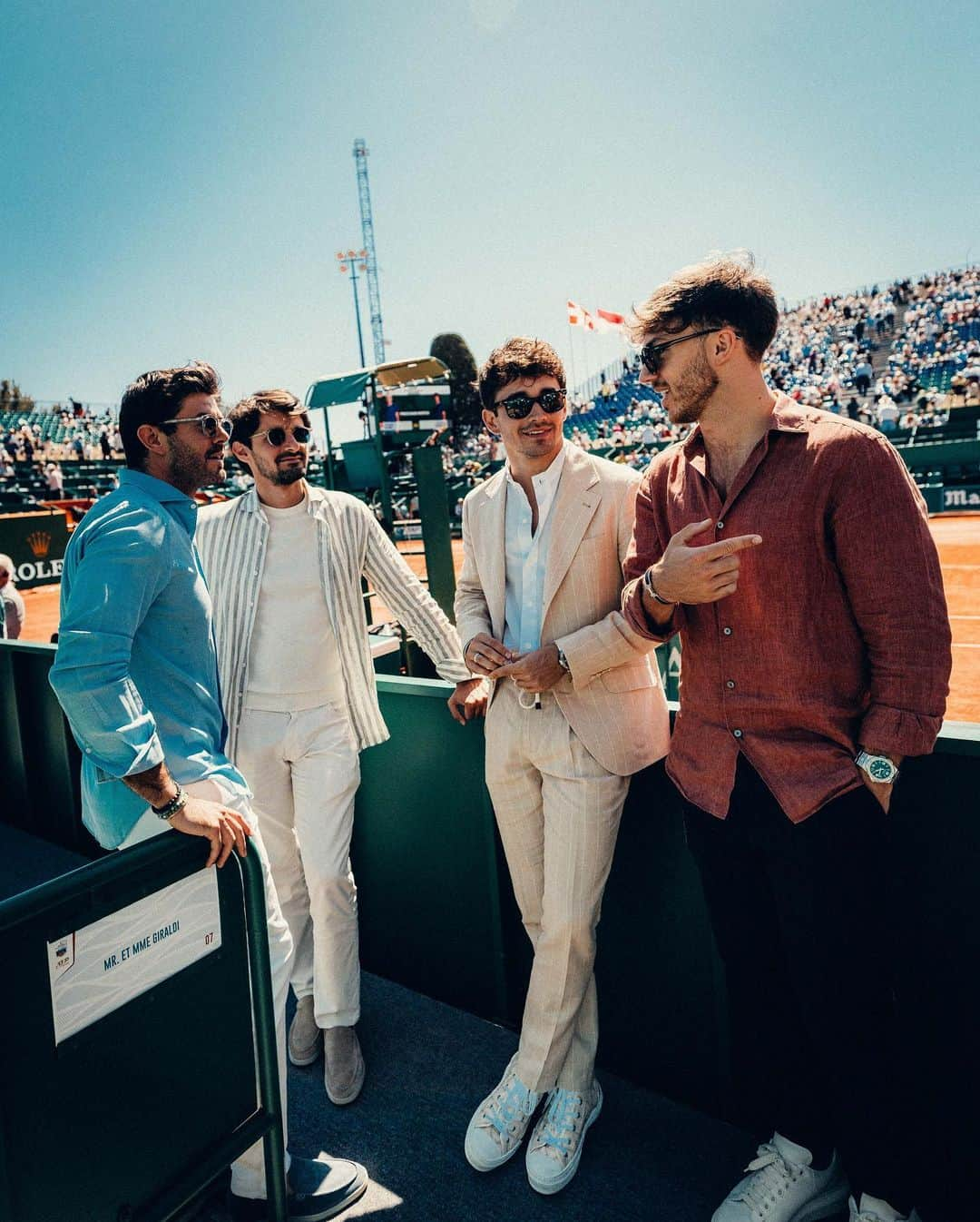 シャルル・ルクレールさんのインスタグラム写真 - (シャルル・ルクレールInstagram)「This was a fun day 🎾 @atptour」4月17日 3時28分 - charles_leclerc