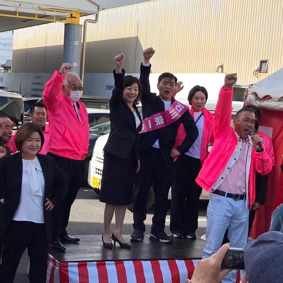 野田聖子さんのインスタグラム写真 - (野田聖子Instagram)「岐阜市議会議員選挙が告示され、自由民主党公認候補１６名の激励に伺いました。皆さんにご支援をよろしくお願い致します。  #野田聖子  #岐阜市議会議員選挙」4月16日 20時28分 - seiko.noda