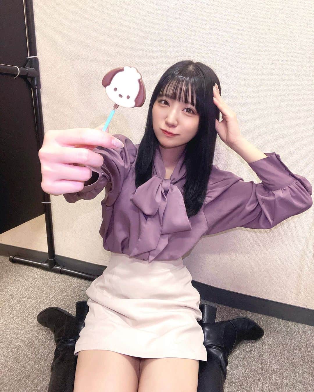 藤田みゆのインスタグラム：「ポチャッコ食べた♡」