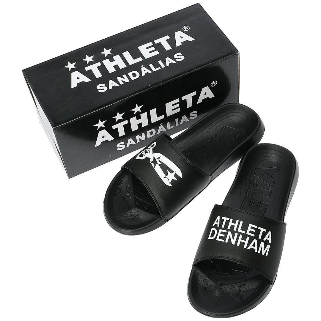 denham_japanさんのインスタグラム写真 - (denham_japanInstagram)「DENHAM x ATHLETA 4月21日(金)発売  ATDH CANOAS SANDAL BLACK ¥4,950-in tax  オリジナルのグラフィックをデザインしたコラボレーション初のサンダル。グリップに優れたアウトソールを採用しているので外履きはもちろん、オフィスでの履き替えや、自宅用のスリッパとしても着用可能。足裏に合わせて起伏したフットベッドが快適性を提供します。  @athleta.jp @denham_japan_by_aki_negishi  #athleta #denham #denhamjapan #Orei #collaboration #アスレタ #デンハム #オーヘイ」4月16日 21時00分 - denham_japan_by_aki_negishi