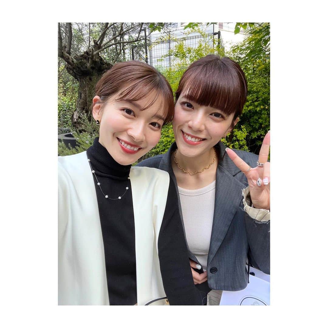 三谷紬さんのインスタグラム写真 - (三谷紬Instagram)「* 大好きな里菜❤︎ 最近よく会えているんです😊 いつも楽しくてあっという間に時間が過ぎる~ 明るくてサバサバしている私たちがいると なかなかの煩さになります。 （主に私が煩いだけかも笑） * #同期#山本里菜 アナ#TBS#大好き#サバサバ#サバ#うるさい#明るい#楽しい#久慈暁子#にも#会いたい#テレビ朝日#アナウンサー#三谷紬」4月16日 21時01分 - mitani_tsumugi