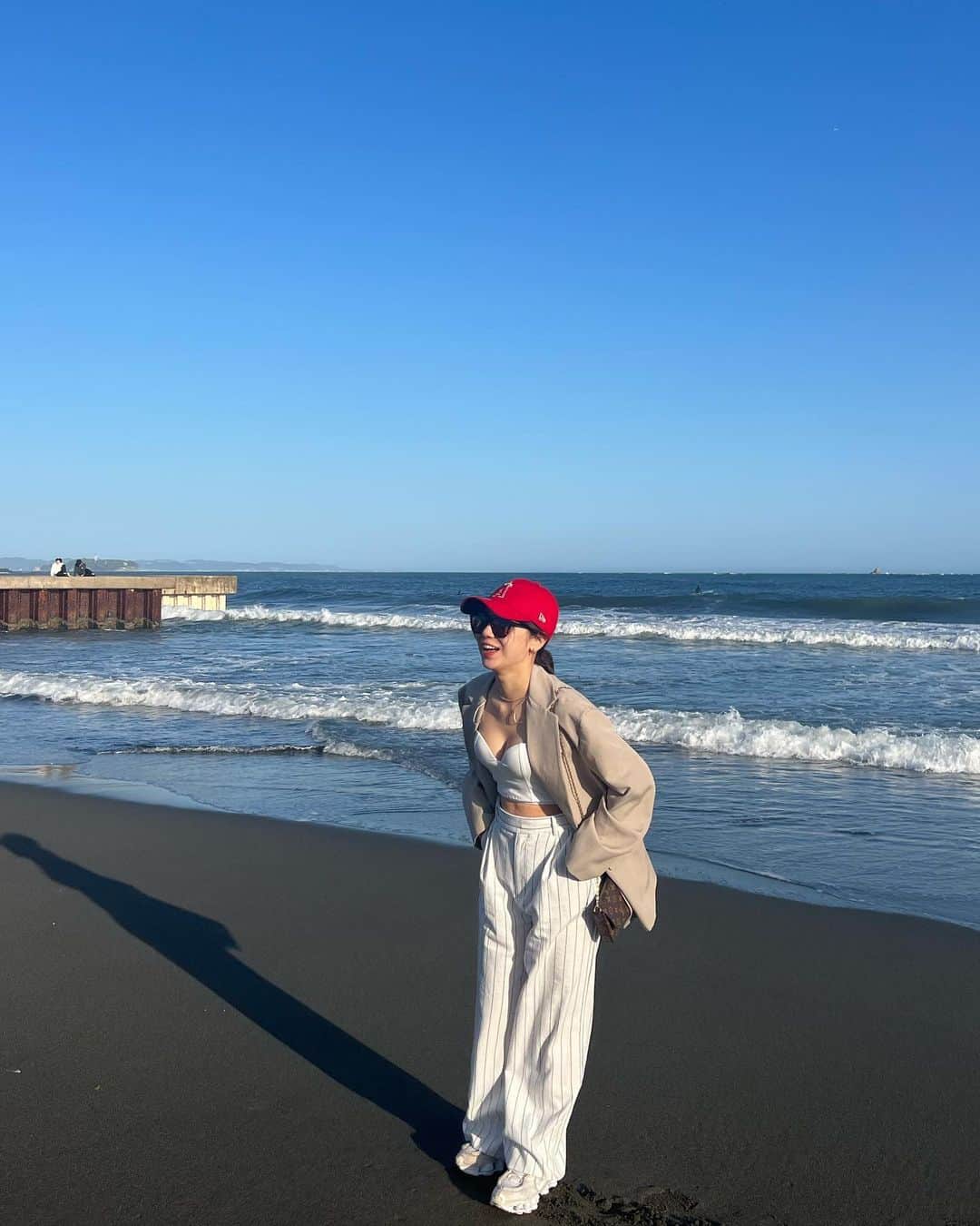 吉澤友貴さんのインスタグラム写真 - (吉澤友貴Instagram)「サザンビーチに連れてって〜🌊❤︎」4月16日 21時33分 - yuki_yoshizawa_