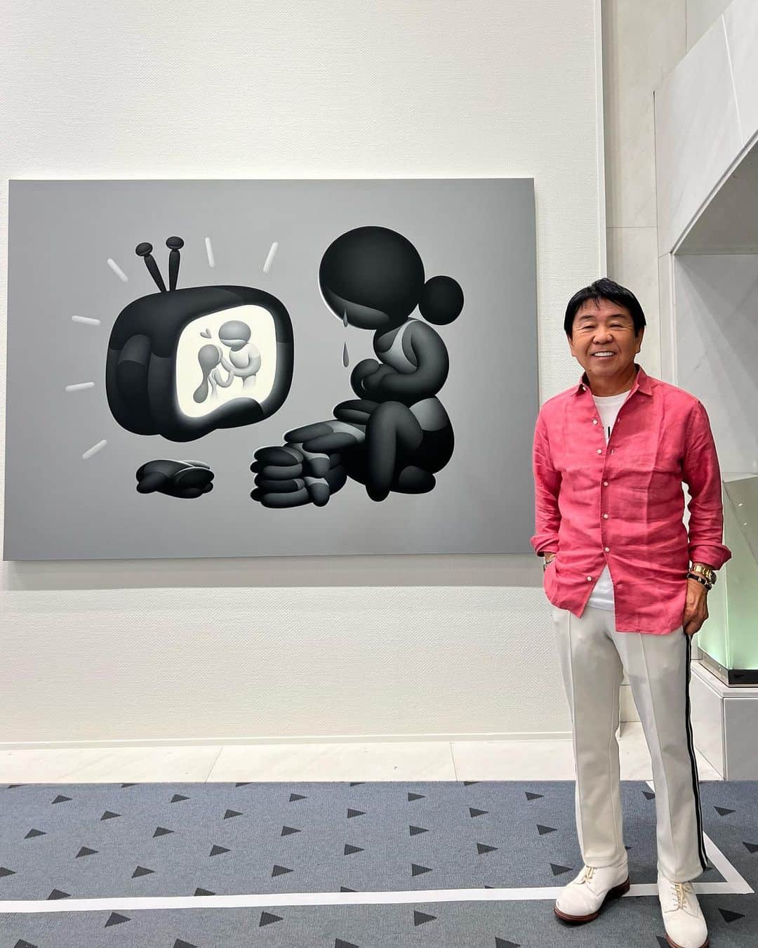 設楽洋さんのインスタグラム写真 - (設楽洋Instagram)「今日は久しぶりにギャラリー巡り❣️ 最初は@oketacollectionへ…。 僕も好きなアーティストの作品ばかりで見応えがあった！🧐👍 @oketacollection @spiral_jp #現代アート」4月16日 22時33分 - taracyan3