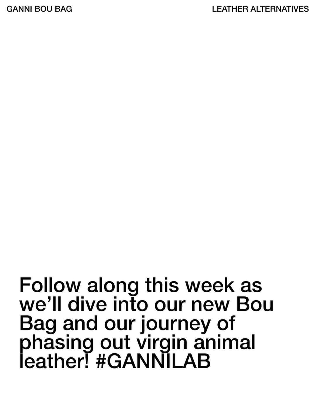 ガンニさんのインスタグラム写真 - (ガンニInstagram)「THE GANNI BOU BAG IS HERE: A next-gen icon in next-gen leather alternatives #GANNILab」4月16日 22時28分 - ganni