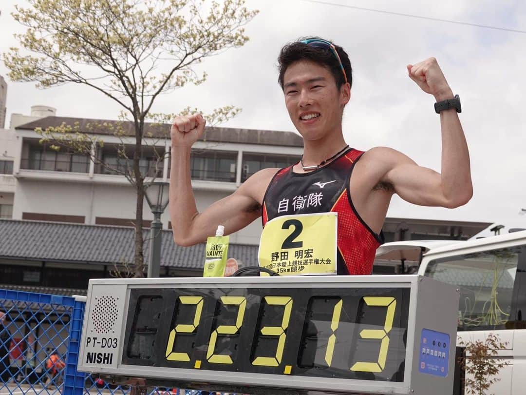 日本陸上競技連盟のインスタグラム