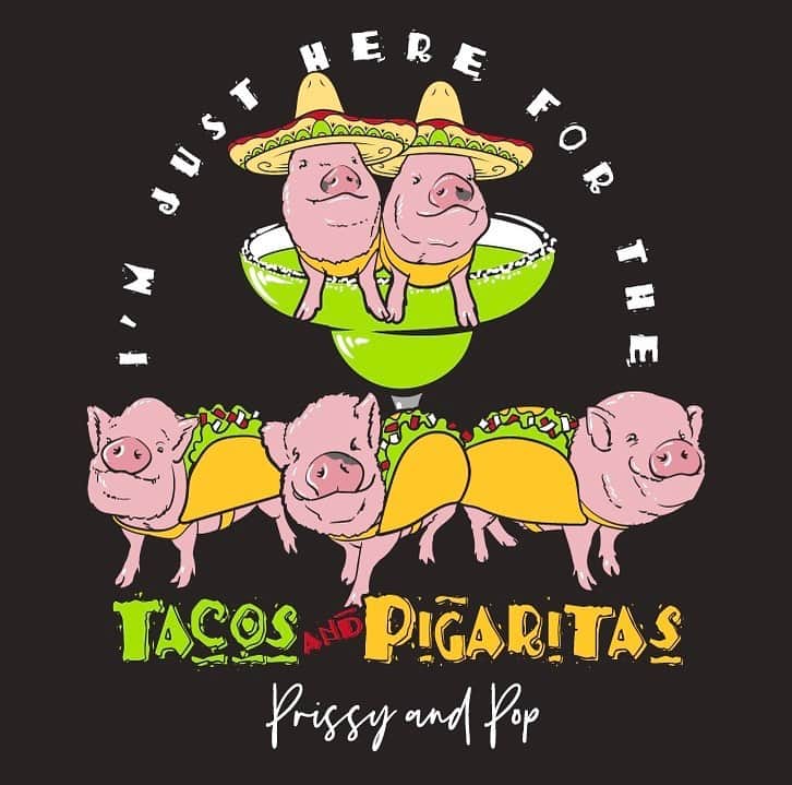 Priscilla and Poppletonのインスタグラム：「MEET & GREET!! Who’s coming to see us next Saturday, April 22nd at the Jacksonville Taco & Margarita Festival? We were be there from 11-2. There will be over 40 of Jacksonville’s best restaurants, food trucks, and beverage stations serving up yummy food and drinks as well as live music, wrestling, kids activities and so much more. This is a great event for the whole family. Get your tickets at the link in our bio ($10 General Admission ticket is all you need for the meet & greet and includes parking. Children 12 and under are Free). We hope to see you there! We will have shirts available for purchase with this fun design, so you can twin with us!🍹🐷🌮#jacksonvilletacoandmargaritafestival #jacksonville #piggypenn #poseyandpink #prissyandpop」