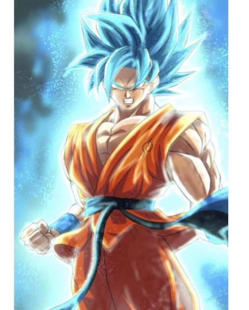 部井久アダム勇樹のインスタグラム：「like a super saiyan🩵  #dragonball#ドラゴンボール #goku#悟空」