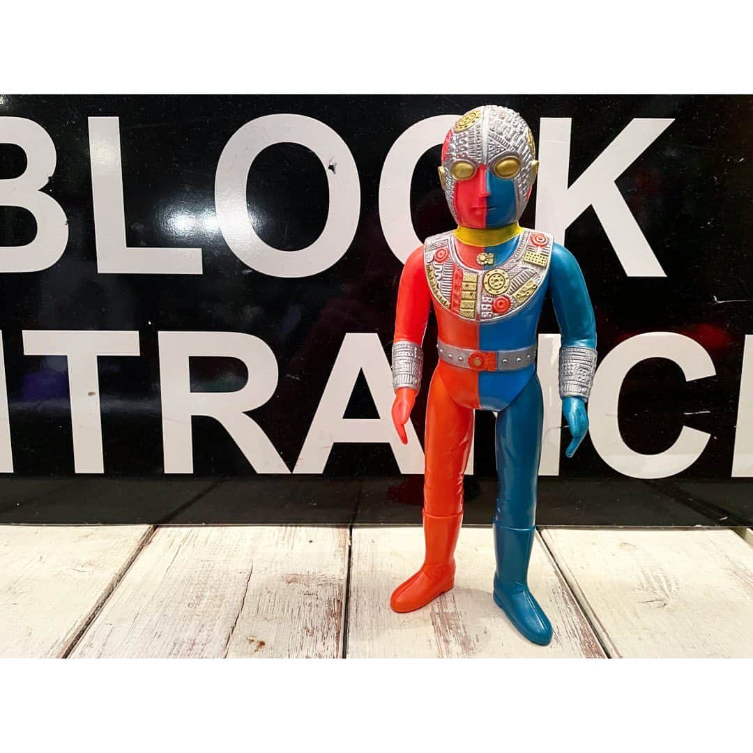 佐田正樹のインスタグラム：「キカイダー01   ずっーと欲しかったやーつ‼︎  #静岡アンティークフェス #キカイダー01  #キカイダー #輸入版」