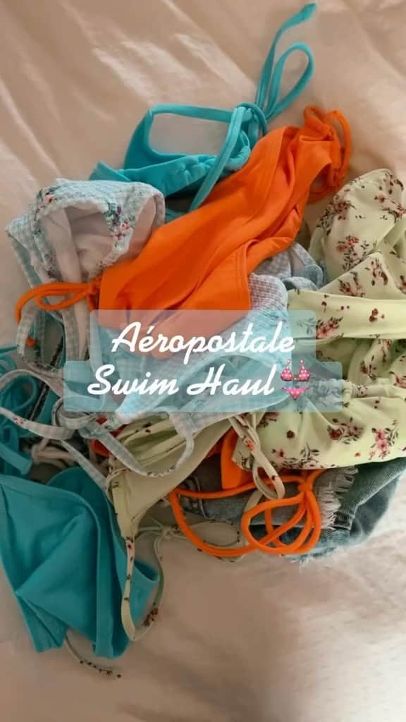 エアロポステールのインスタグラム：「SWIM HAUL 👙Let’s splash into it 💦. Which is your fave? #WearAero」