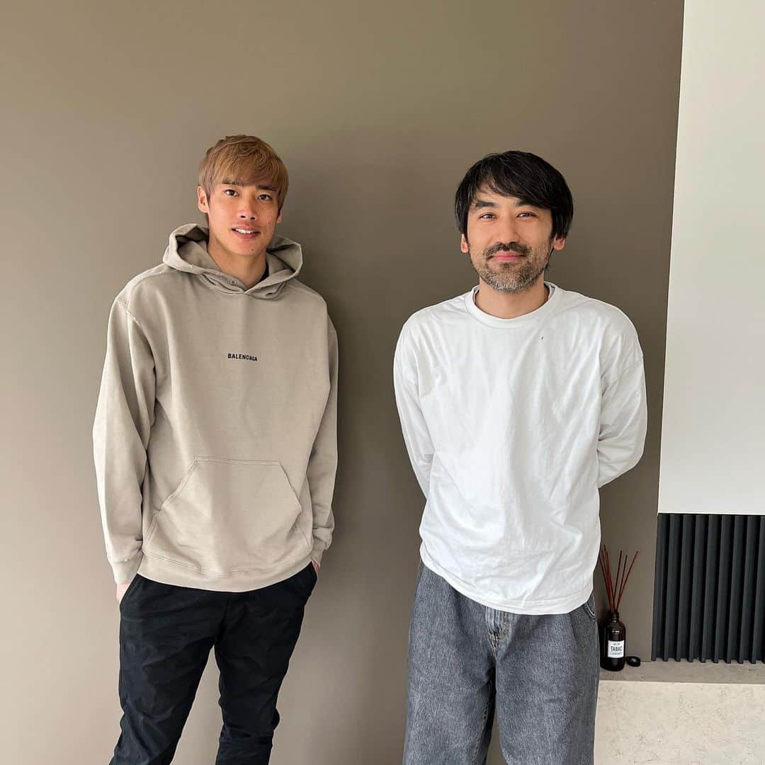 伊東純也のインスタグラム：「New  Thanks @kazunori.yoda   It was a bad game yesterday.  But we have to focus on the next game.⚽️🔥」