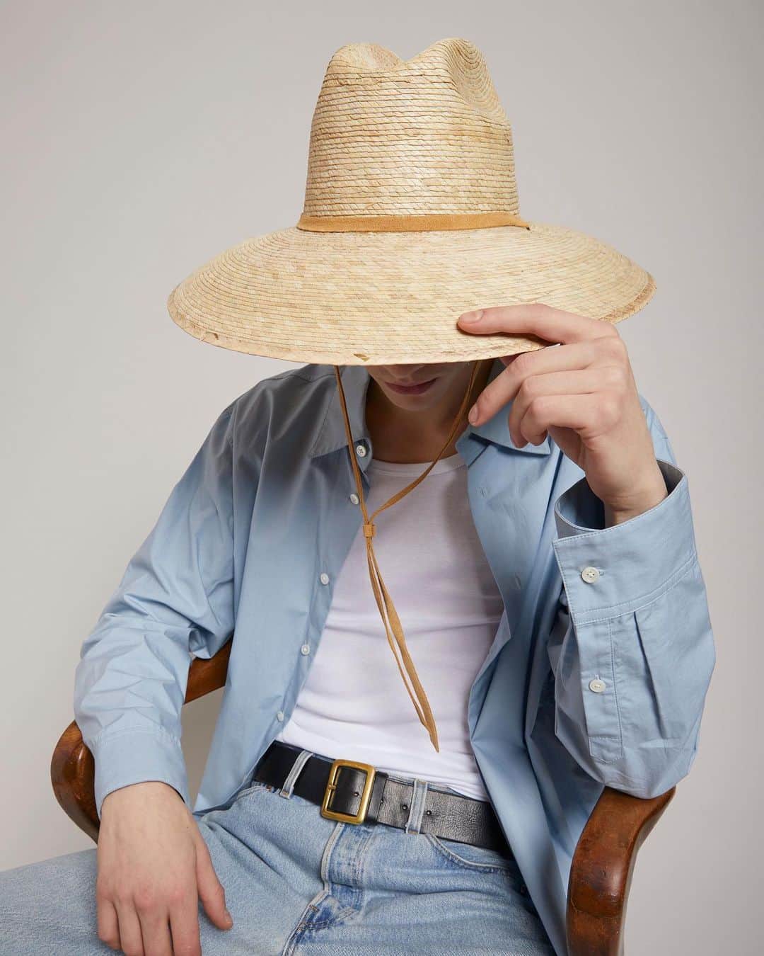 オーガニックバイジョンパトリックのインスタグラム：「Palm Hats in Exclusive Styles Spring Summer  Available online www.organicbyjohnpatrick.com www.communitie.net」