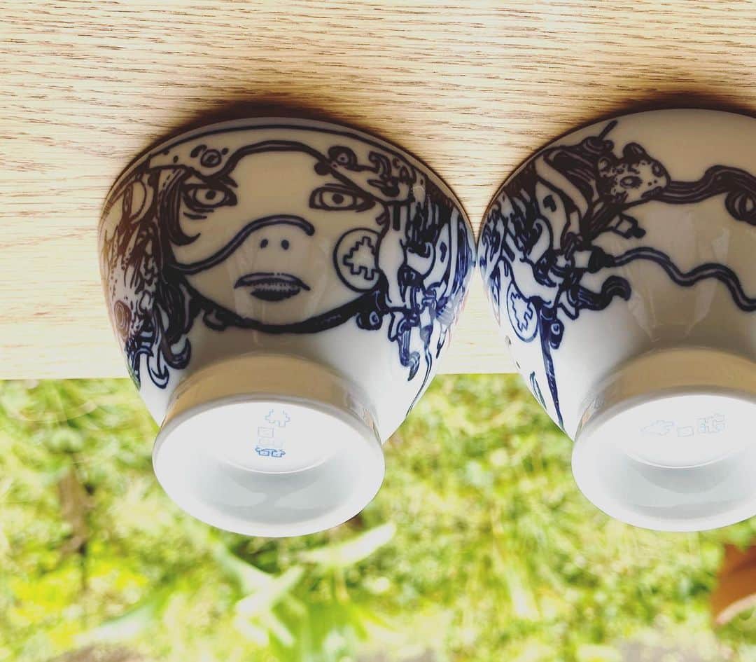 寺田克也のインスタグラム：「寺田器くらわんか椀！ #寺田器」