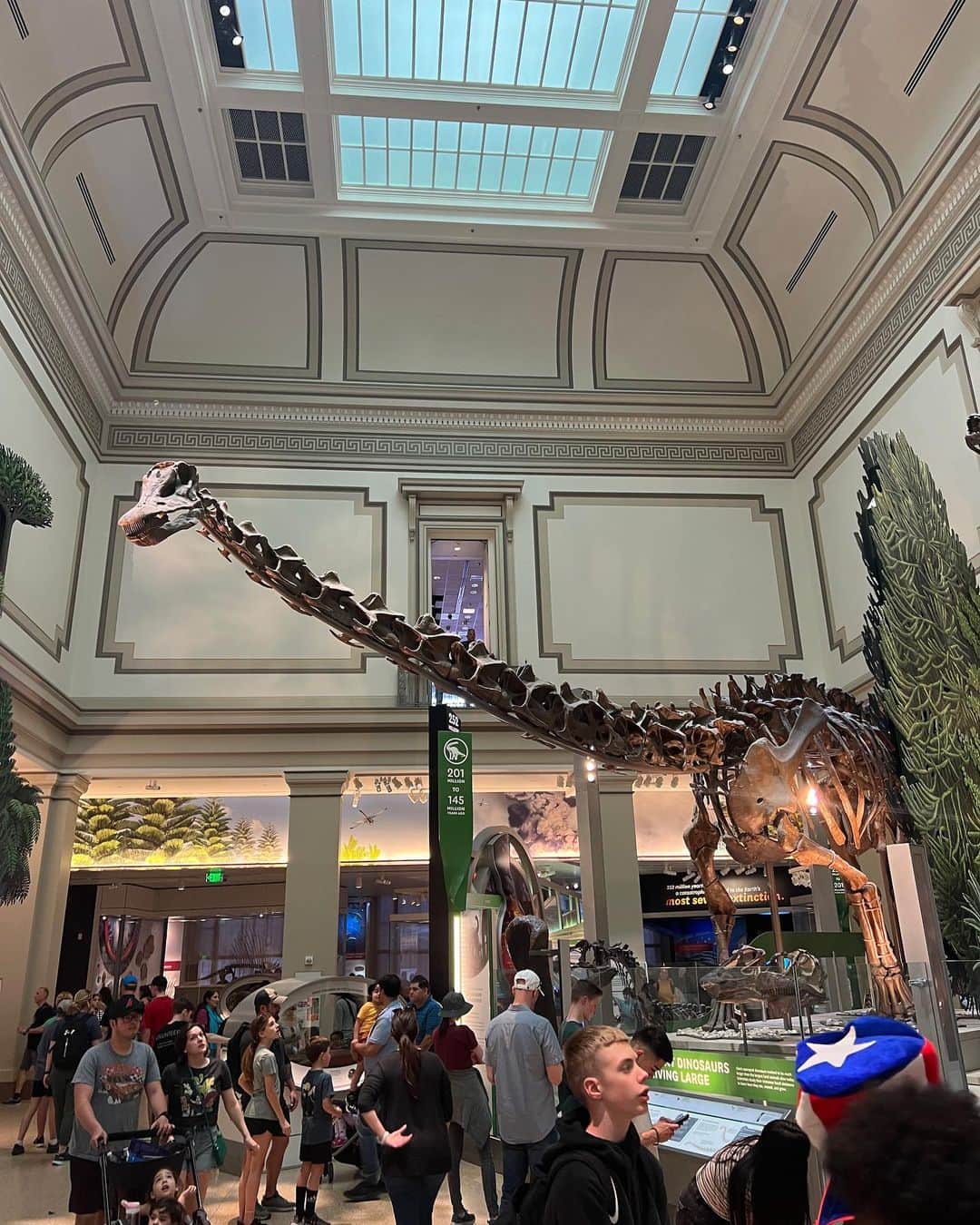 キム・グリームさんのインスタグラム写真 - (キム・グリームInstagram)「미국 최초의 국립 박물관 스미소니언. 워싱턴 DC에만 총 17개가 모여있는데다 엄청난 크기라서 모두 돌아보기는 불가능😵‍💫 제일 가보고싶었던 자연사 박물관 먼저 관람! 영화 ‘박물관이 살아있다’ 촬영지로도 유명한 이곳. 공룡 덕분인지 어른보다 아이들이 훨씬 많았던 박물관 ㅎㅎ 공룡뼈 실제로 보니 진짜 감탄이 나올수밖에 없더라 🦕🦖   #더놀라웠던건 #모든박물관이무료입장 #👏🏻 #GreeminDC」4月17日 13時44分 - greemkim