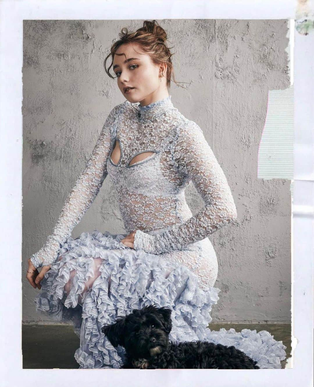 プリーンさんのインスタグラム写真 - (プリーンInstagram)「@rubystokess wears the Duval lace dress . With spoopy🐶  @roseandivyjournal  @josephsinclair  @brillantnyansago  @sarahillmakeuperfect @davidebarbieri_」4月17日 5時01分 - preenbythorntonbregazzi