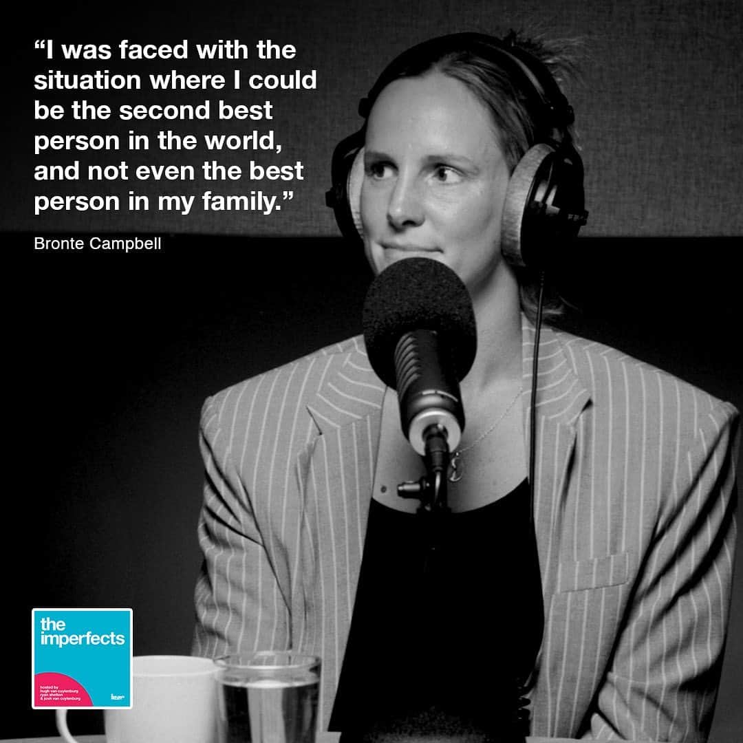 ブロンテ・キャンベルのインスタグラム：「Olympic swimmer @bronte_campbell joins us in the Vulnerabilitea House. Since a young age, Bronte has been competing at the highest level against her big sister Cate. In this episode, Bronte shares stories of comparison with her sister when she answers the question “In a film about your life, what challenges would the main character have to overcome?” Link in bio.」