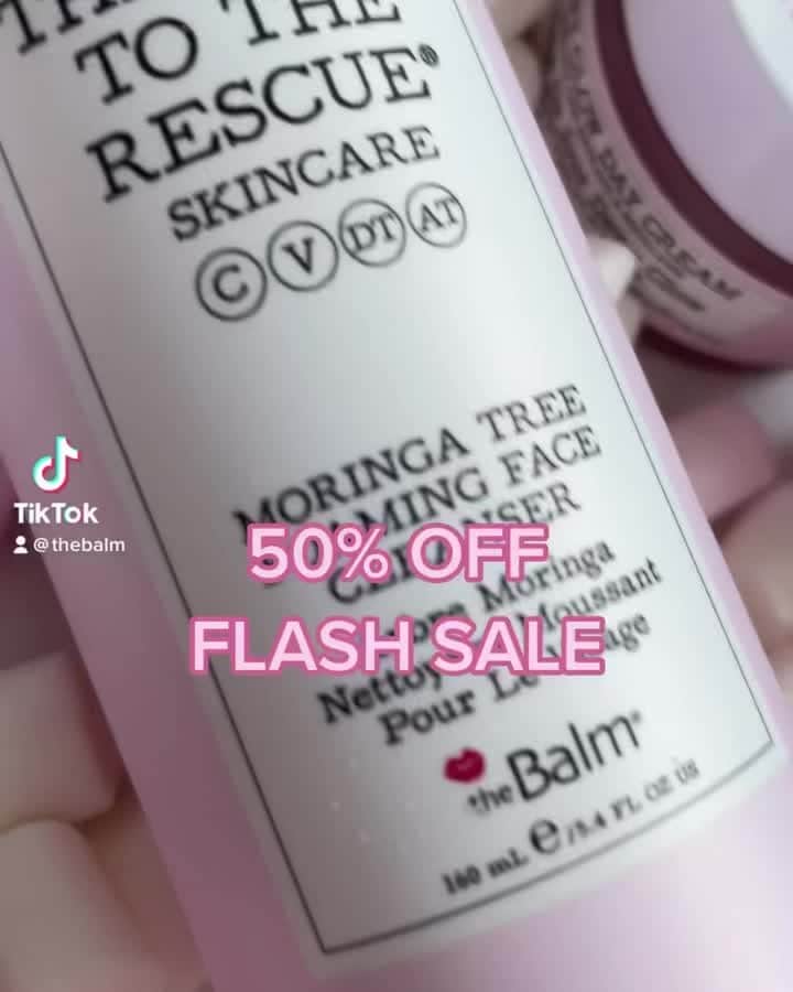 the Balmのインスタグラム：「🚨 50% OFF SITE-WIDE BEGINS SOON! @first.gloss   #thebalm #thebalmcosmetics #thebalmskin #thebalmskincare #cleanskin #skincare  #beauty #glam #crueltyfreebeauty #beautiful #instagood #springtime #instamakeup #makeupaddict」
