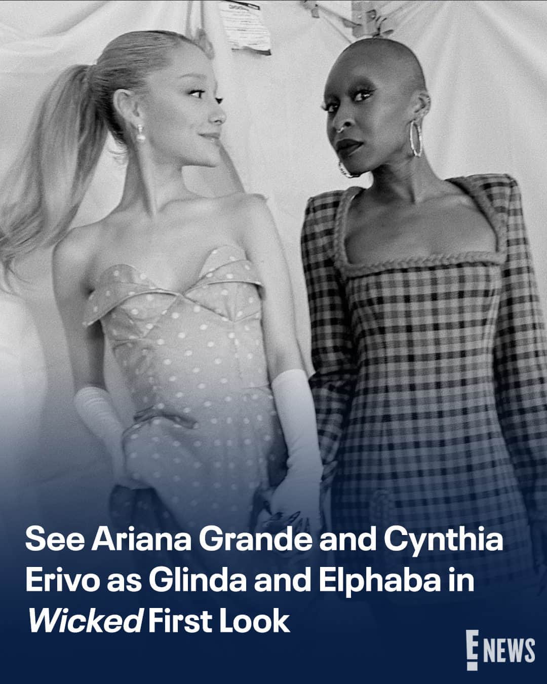 E! Onlineさんのインスタグラム写真 - (E! OnlineInstagram)「What is this feeling? That would be pure awe. Link in bio to take a first look at Ariana Grande and Cynthia Erivo as their respective movie roles in these wickedly incredible photos. (📷: Instagram)」4月17日 6時00分 - enews