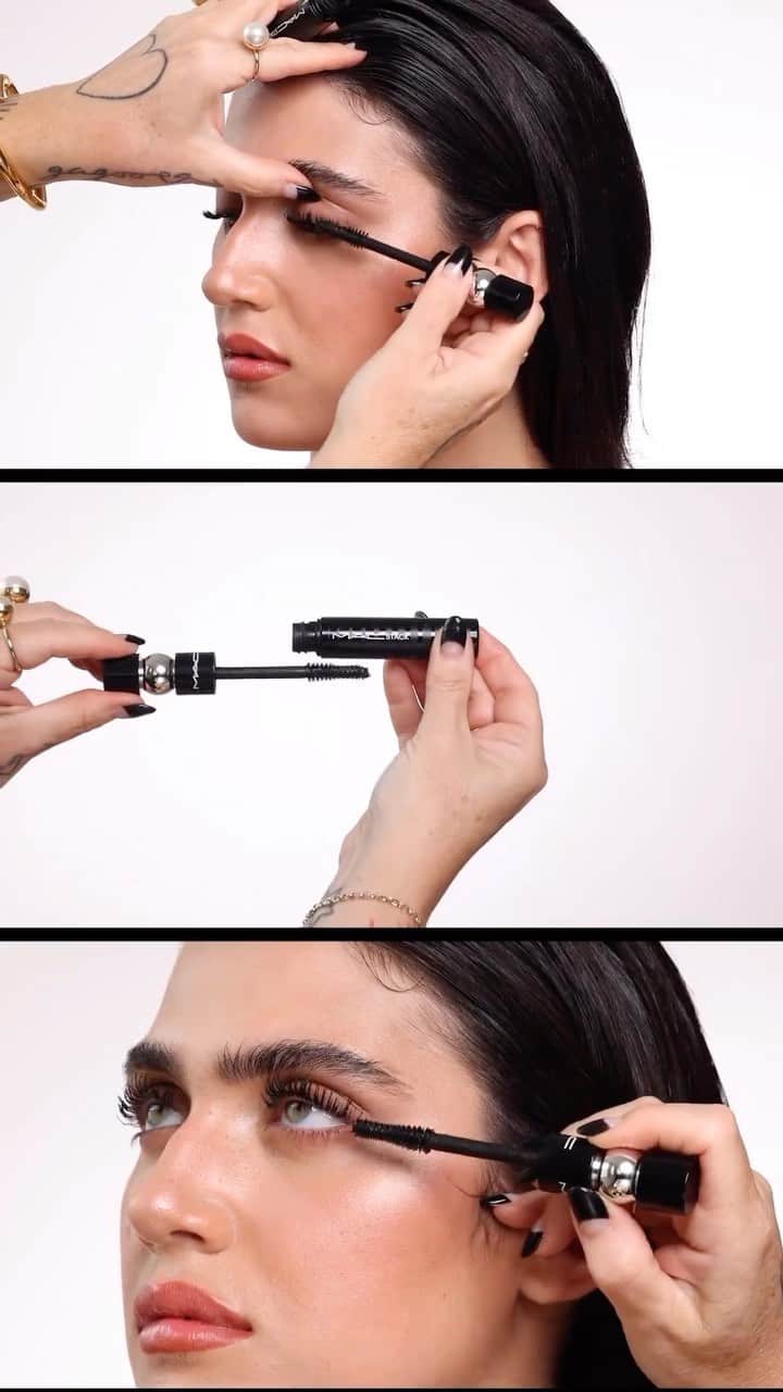 M·A·C Cosmetics BRのインスタグラム：「O volume da vez, agora na versão à prova d’água, com a nova M•A•CStack Waterproof que te possibilita criar infinitas camadas de volume e alongamento sem pesar, borrar ou transferir 😍  *Compre agora no site. A nova M•A•CStack Waterproof chega nas lojas físicas a partir do dia 20.04.   Quem amou a novidade? Comenta aqui embaixo 👇  #Regram: @maccosmeticsitalia @nettart #MACStackWaterproof」