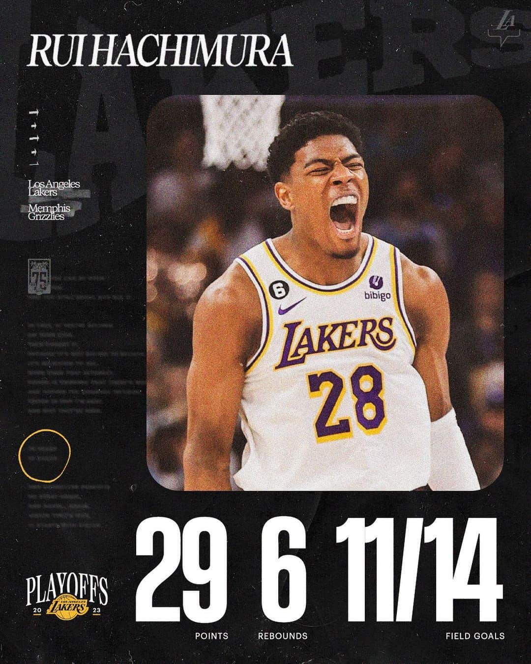 Los Angeles Lakersさんのインスタグラム写真 - (Los Angeles LakersInstagram)「Game changer.」4月17日 6時45分 - lakers