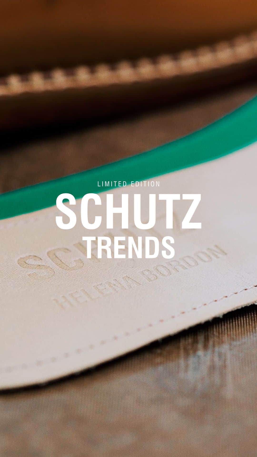 のインスタグラム：「Schutz Trends é o novo projeto de collabs! Amanhã, lançamento Helena Bordon & Schutz. Stay Tunned!   #Schutz #SchutzTrends #HBSchutz」