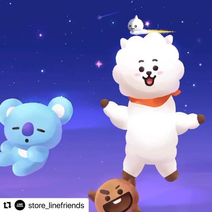 BT21 Stars of tomorrow, UNIVERSTAR!のインスタグラム