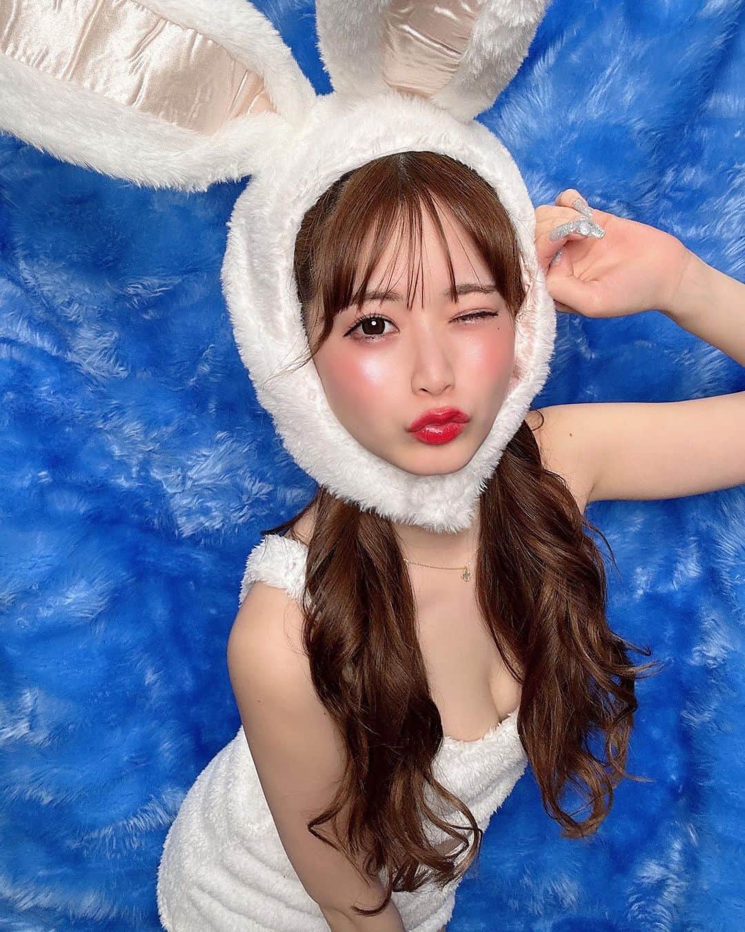 のインスタグラム：「今日から推しプランのブロマイドが新しくなってますっ🐇💙 最初にゲットしてくれるのはだれかなあ💭 . . .  #バーレスク東京#バーレスク#あおちゃんはあかちゃん #burlesque#burlesquetokyo  #コスプレ女子#グラビア#えもい #フレンチガーリー#名古屋 #ootd#女の子#TOKYO#l4l#エモい #ヘアメイク#韓国#韓国ヘア#韓国女子#ハーフアップアレンジ #サブカル女子 #六本木#歌舞伎町#新宿#モデル#東京#アイドル#ハーフツイン#ツインテール#韓国ファッション」