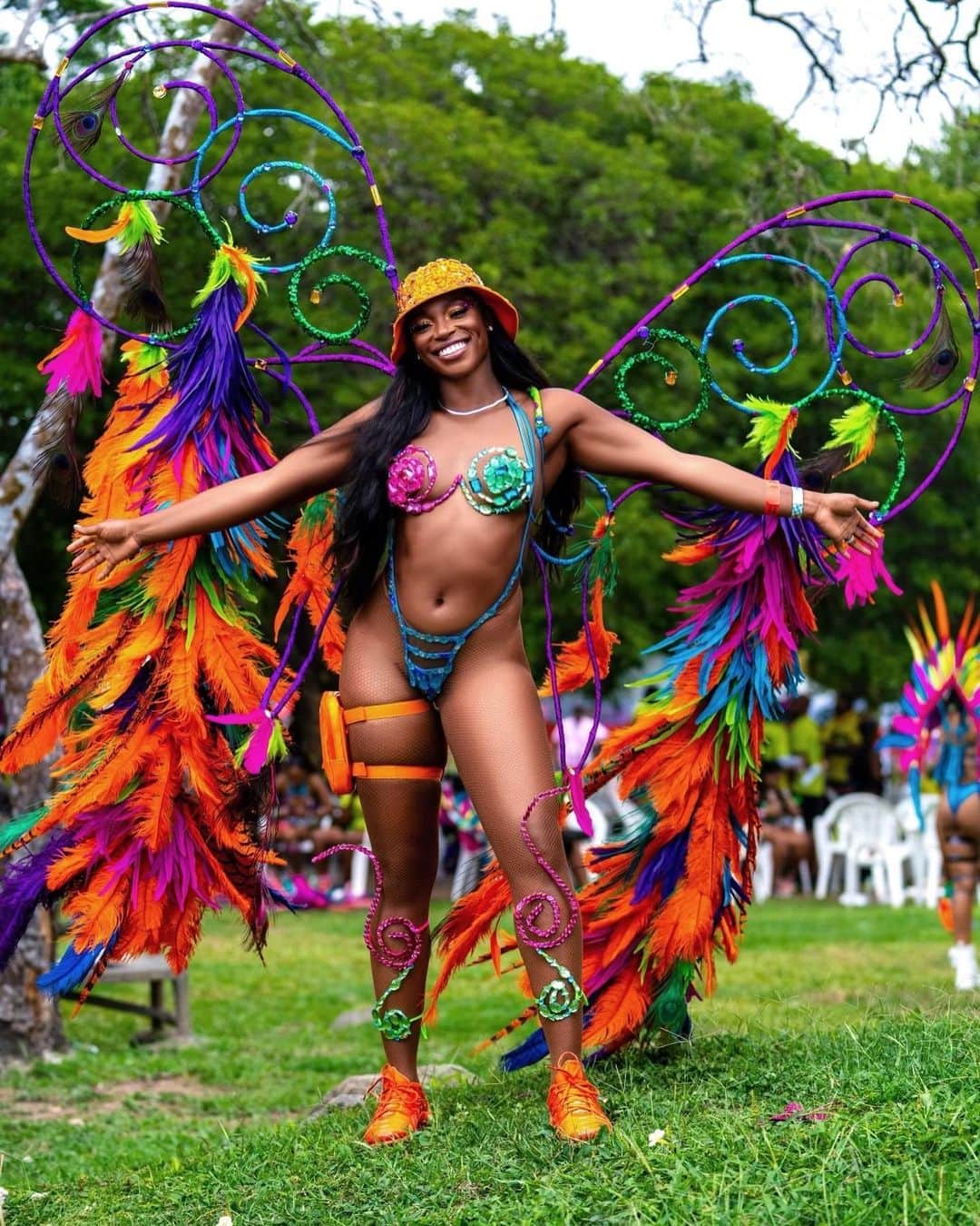 スローン・スティーブンスのインスタグラム：「Officially a Carnival Baby ❤️🇯🇲  Thank you @xoduscarnival you guys were amazing!! #jamaicacarnival  📸: @alec_dray」