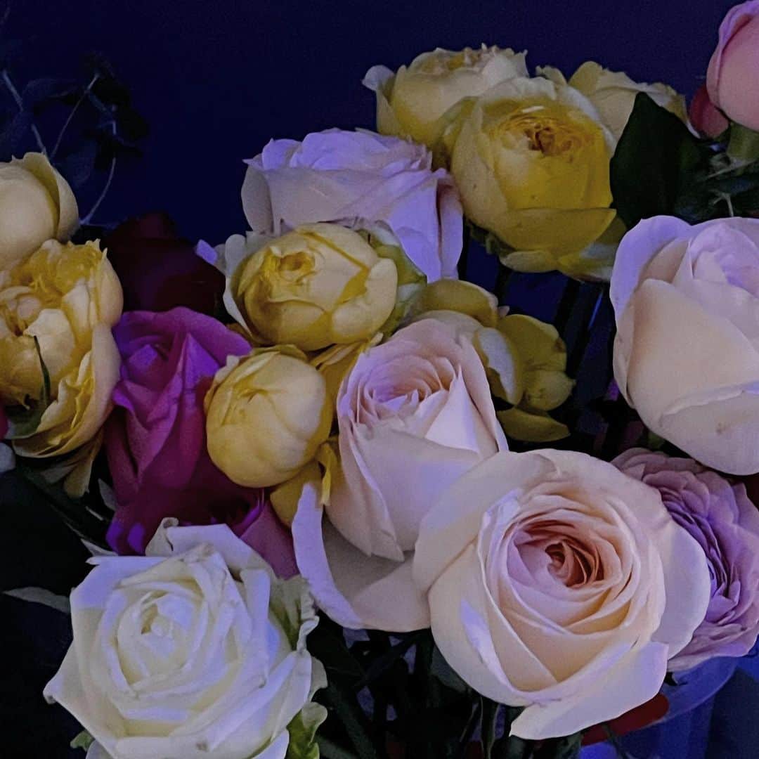 ウォン・ジナのインスタグラム：「복도에도 꽃이 가득🌼 지나갈때마다 향기롭게 기분언니가 매일 수명 연장하도록 돌봐주시는 꽃 @giboon 언니 최고오오👍🏻」