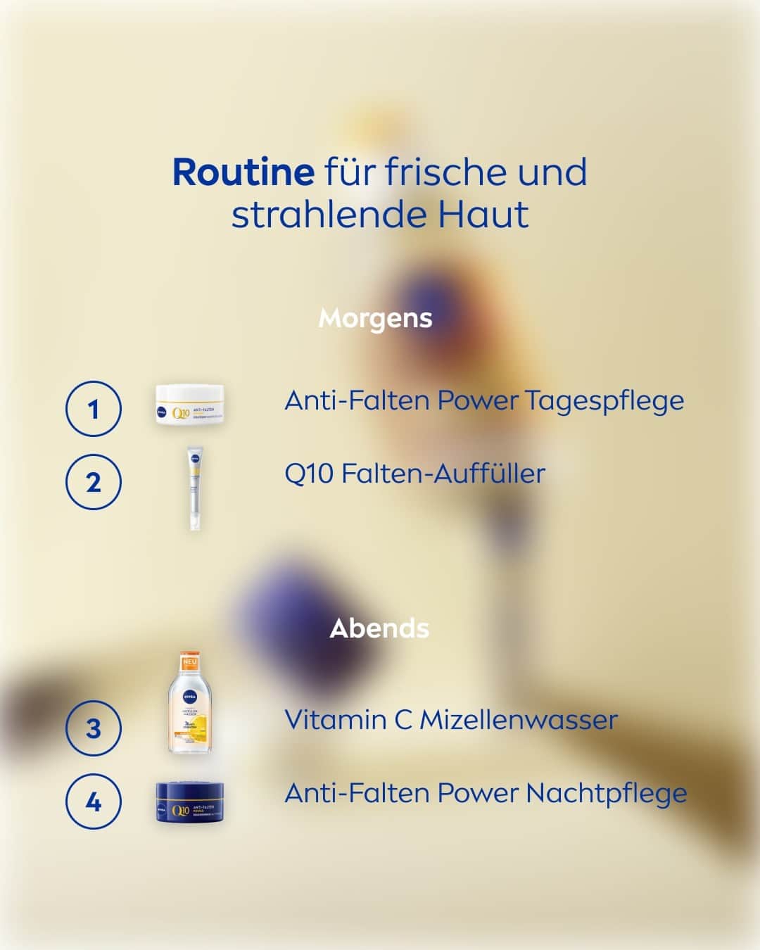 NIVEA Deutschlandさんのインスタグラム写真 - (NIVEA DeutschlandInstagram)「Energie-Boost gefällig? Probiere jetzt unsere Lieblingsroutine für frische und strahlende Haut aus 💛 | #NIVEA​」4月17日 14時30分 - nivea_de