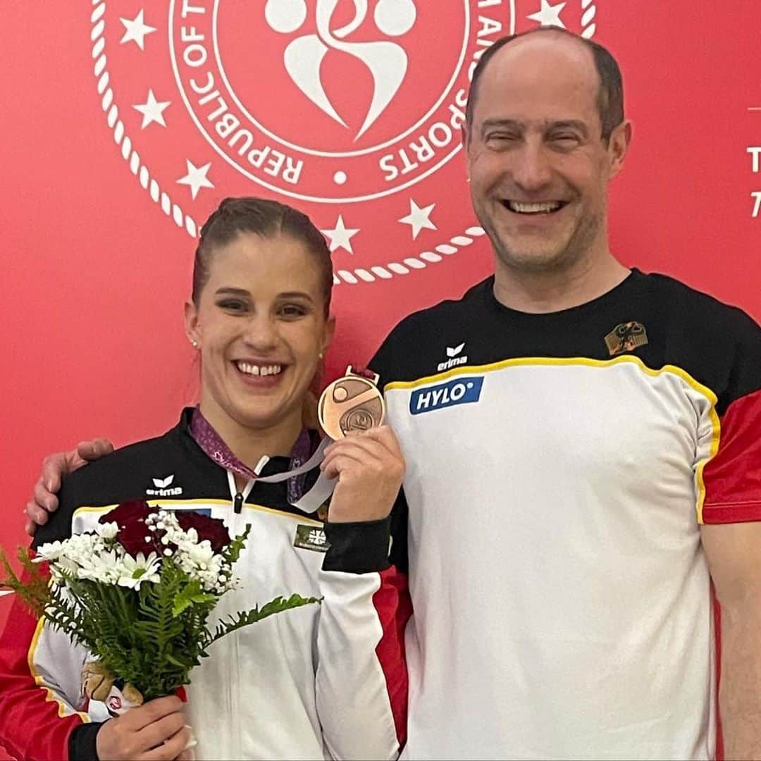 エリザベト・ザイツさんのインスタグラム写真 - (エリザベト・ザイツInstagram)「Thank you Antalya 🇹🇷 European Championships 2023 are officially over and I am happy to bring home my 5th European Medal 🏅😍.   After ~3 weeks of travelling I can‘t wait to go back home to meet my family and friends again ♥️.   I am looking forward to the next month to get ready for World Championships in Antwerpen to grab the Olympic ticket with the German Team 🔥🇩🇪   #europeanchampionships #eliseitz #Bronze #medal #happy #proud #teamgermany #nationalteam #gymnastics」4月17日 17時25分 - seitzeli