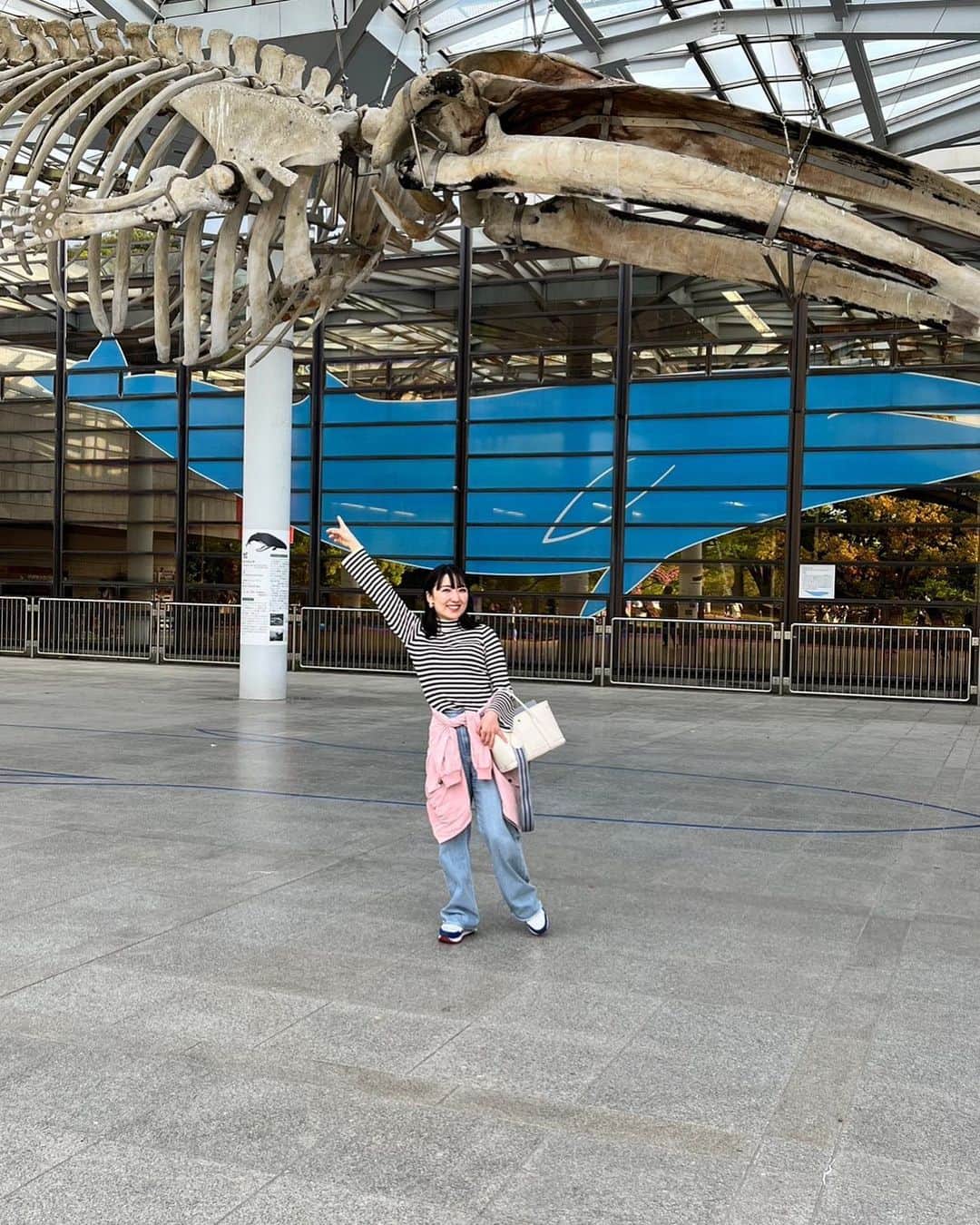 七瀬りりこのインスタグラム：「クジラ🐳  #博物館大好き #大阪市立自然史博物館  #鯨 #クジラ」