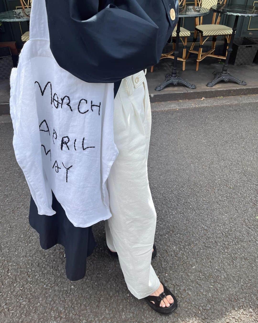 丸林広奈さんのインスタグラム写真 - (丸林広奈Instagram)「Today’s outfit♡  寒いような暑いようなあいまいな日のコーデ🌤」4月17日 18時26分 - hironamarubayashi