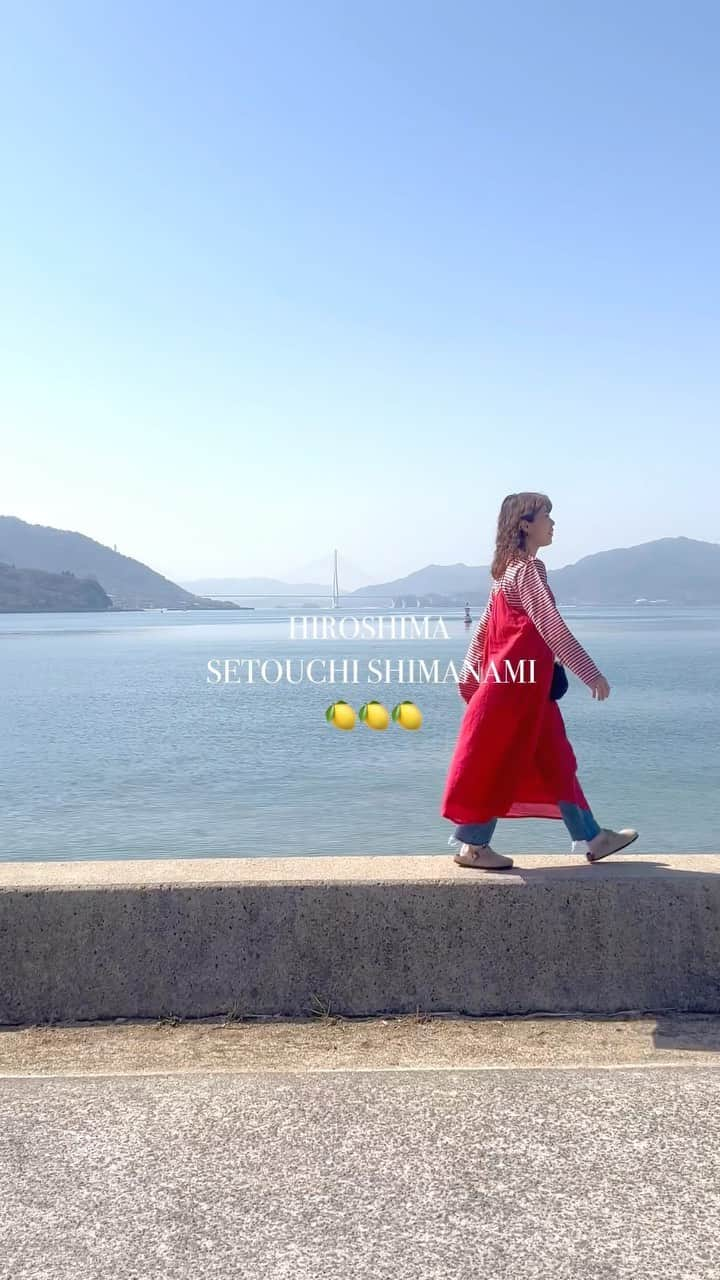 Y U R I Eのインスタグラム：「広島せとうちエリアで、のんびり過ごした2日間。   旅っていうと予定詰め込みがちな私ですが、たまにはゆっくり過ごすのもいいなって思いました。   っていうのも、のんびり海眺めながら釣りして（釣れなかったけど笑） その時間がめちゃくちゃ良くて！！   ロケーションが良すぎたからというのもあるんだけど☺️ 穏やかで 海鮮もおいしくって、この空気感○ もう瀬戸内すきだわ〜って🍋なりました🫶   @hiroshima_jpn #広島#HIROSHIMA #瀬戸内#尾道#尾道市#瀬戸田 #グランピング#glamping」