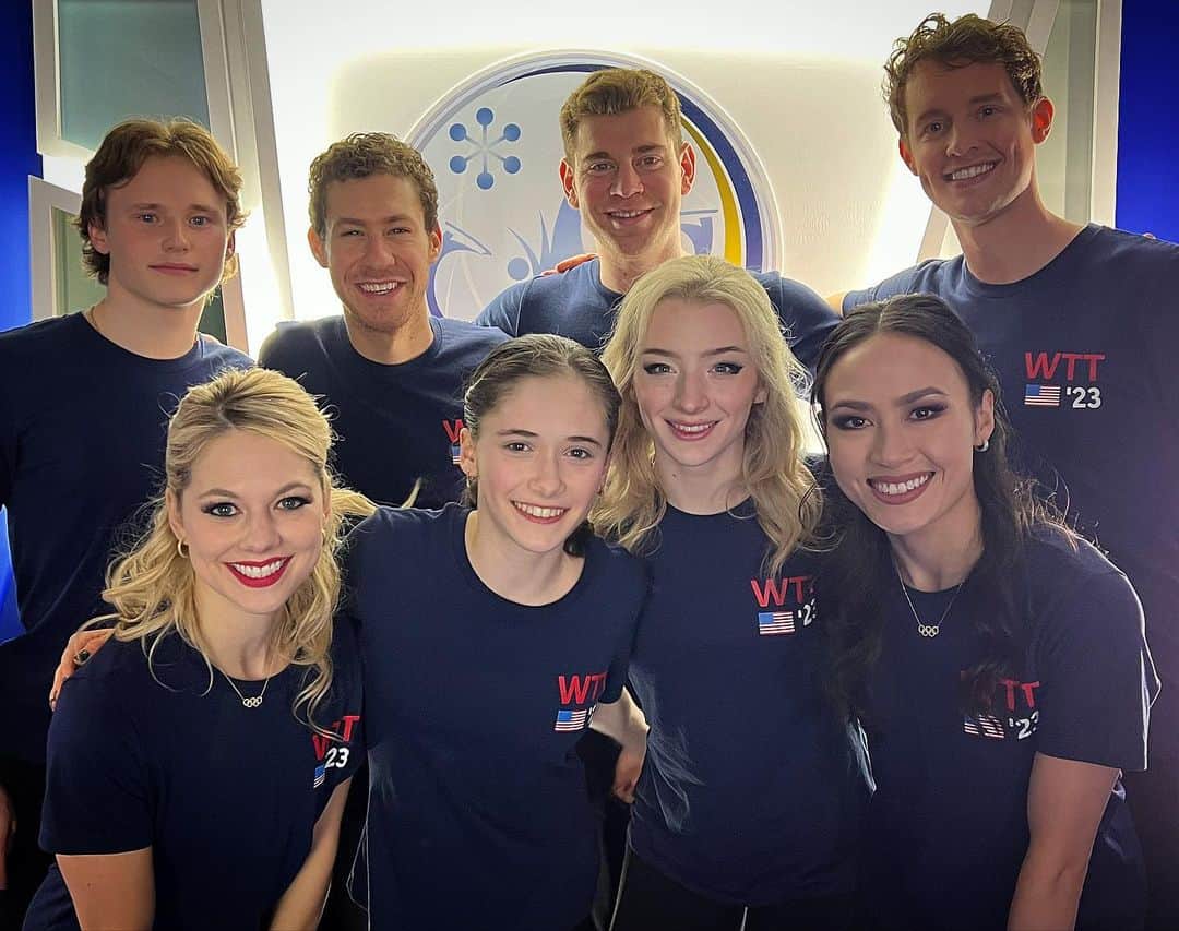 ジェイソン・ブラウンのインスタグラム：「An incredible week… with an incredible team… at an incredible event! So proud of you all! What a way to wrap up the 2022/23 skating season! And huge thanks to @tvasahi.figure & @skatingjapan for hosting. We are forever and always grateful for the opportunity to compete here!! ❤️⛸️  たくさんの応援をありがとうございました！いつも素晴らしいエネルギーに包まれて演技ができてうれしいです。日本と日本のファンがとっても大好きです！また、すぐに戻りたいです！♥️、チームUSA！  #wttfigure #figureskating #japan #tokyo #teamevent #teamusa @teamusa @usfigureskating」