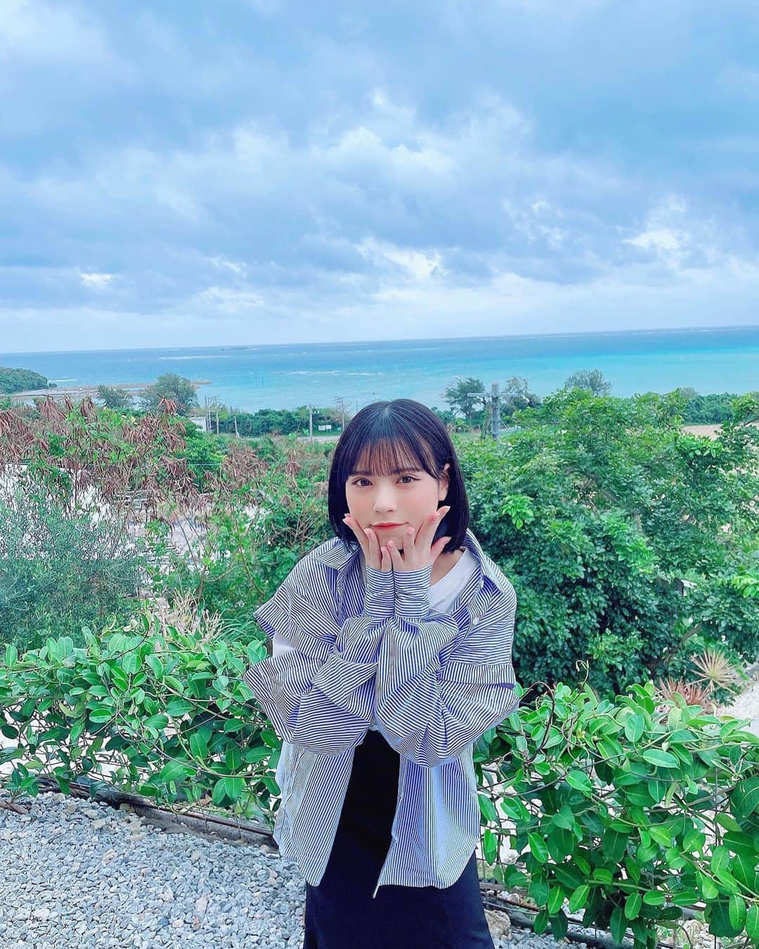 隅野和奏さんのインスタグラム写真 - (隅野和奏Instagram)「🫧🪼🫧🐬🫧🐳🫧🐋‪🫧 #景色と私の一石二鳥 #ロック画面にしてね #海 ...