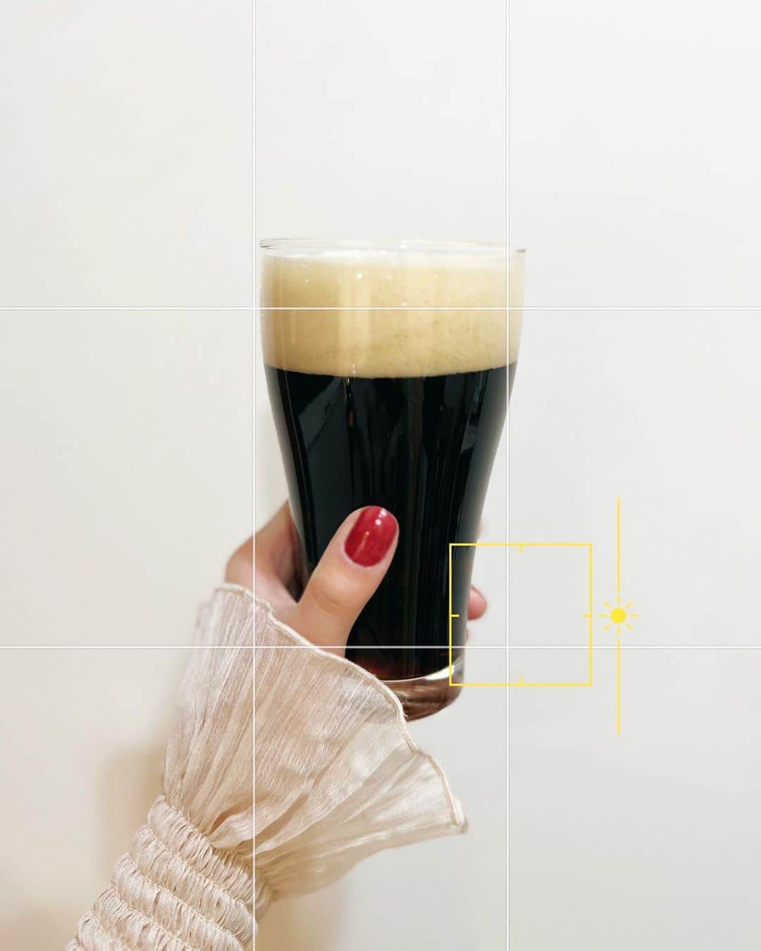神部美咲のインスタグラム：「黒ビール🍻」