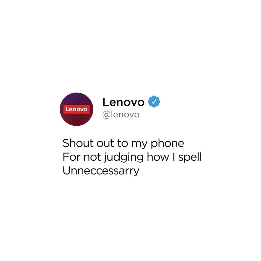 Lenovoさんのインスタグラム写真 - (LenovoInstagram)「It's a love-hate relationship with autocorrect. #HaikuPoetryDay」4月17日 21時00分 - lenovo