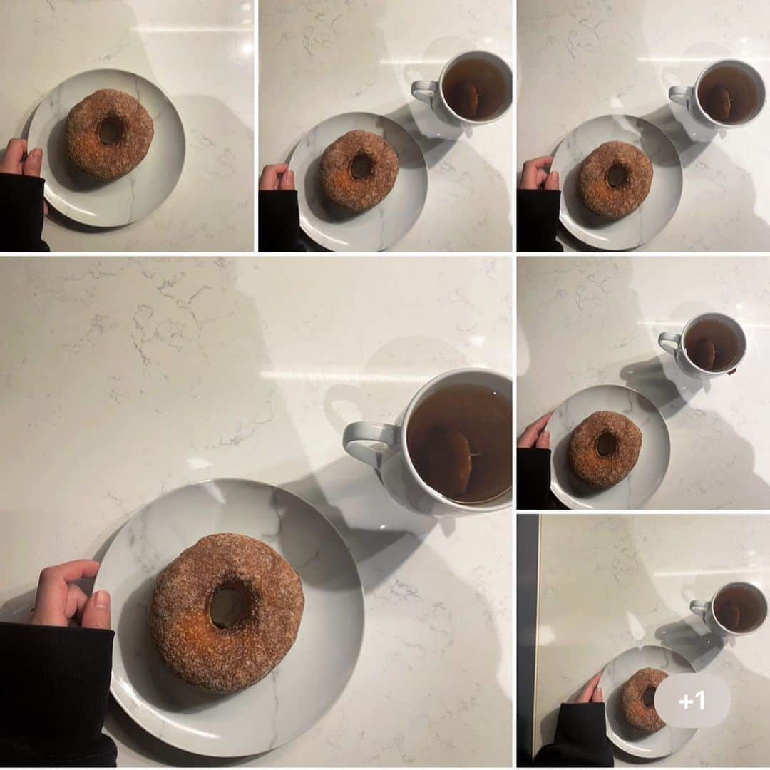 信長ゆかりのインスタグラム：「. 好きだーーー！！！💭  #donuts #cinnamonsugardonuts  #teatime」