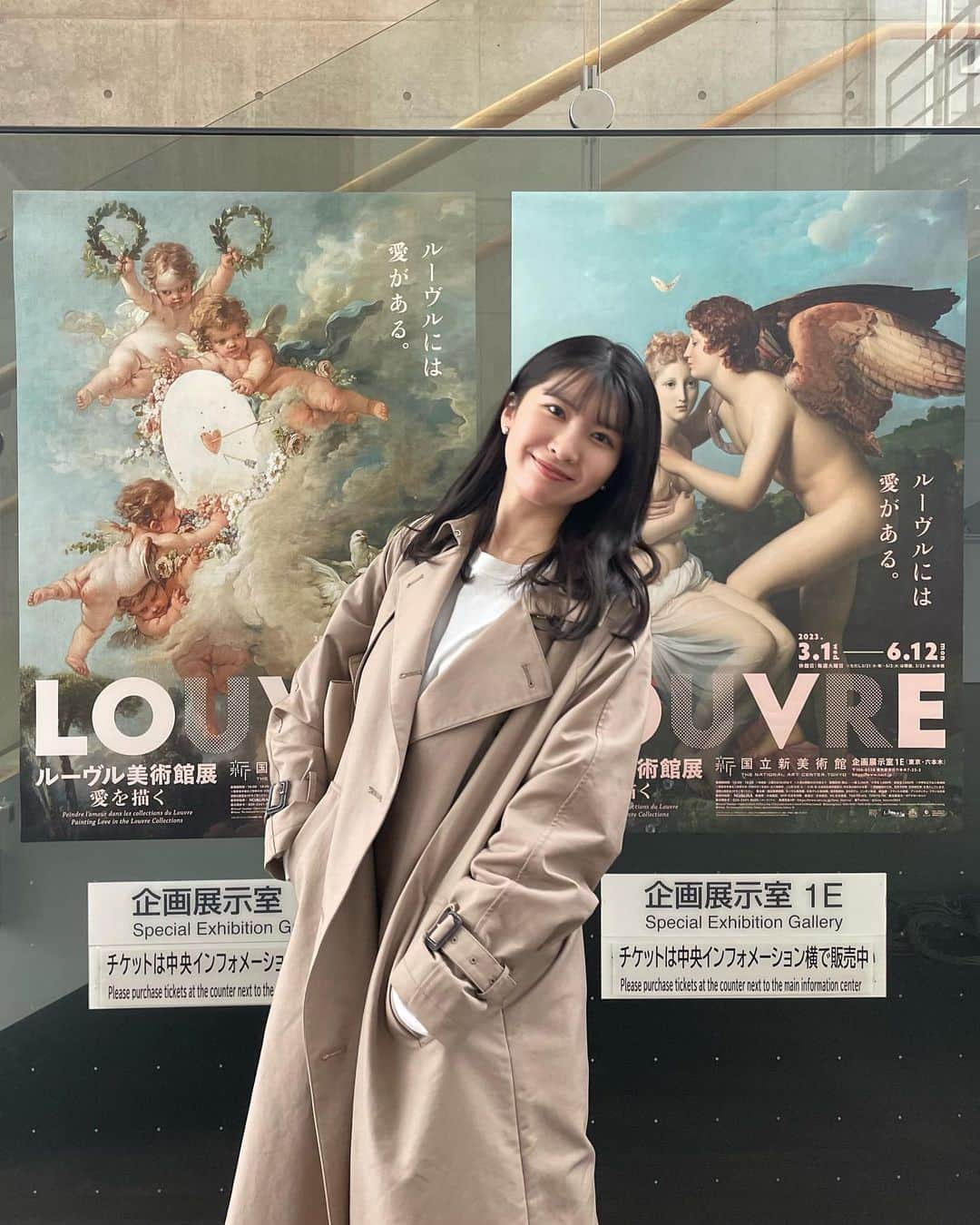 駒木結衣さんのインスタグラム写真 - (駒木結衣Instagram)「先日、アートに癒された日。 こういう時間が大切なんだなあ🖼🎨  #ルーヴル美術館展 #愛を描く #国立新美術館 美術館 #louvre」4月17日 21時36分 - komaki_yui