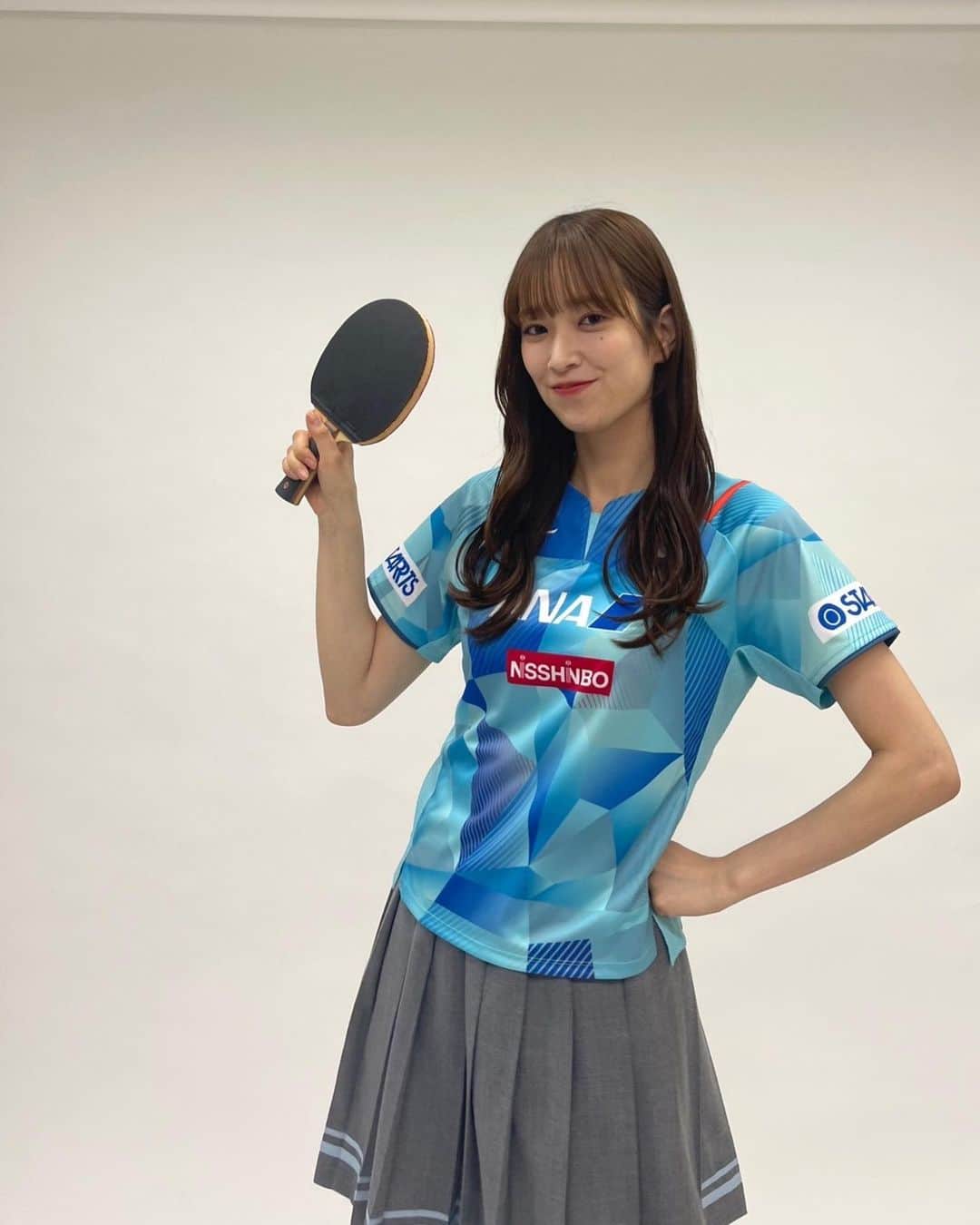 佐々木久美のインスタグラム：「『世界卓球2023南アフリカ』の応援サポーターを日向坂46が務めさせていただくことになりました！卓球はやるのもみるのも大好きなので、とても嬉しいです🏓 盛り上げていけるように頑張ります応援しています！ #世界卓球2023 #kumigram」