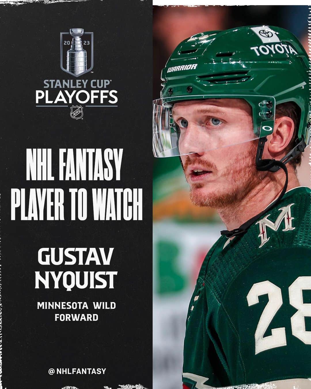 NHLさんのインスタグラム写真 - (NHLInstagram)「The #StanleyCup Playoffs are upon us and the #FantasyHockey grind doesn't stop. 🫡   Keep an eye on Gustav Nyquist who's seen an uptick in offense for the @minnesotawild heading into the postseason. 📈」4月18日 7時57分 - nhl
