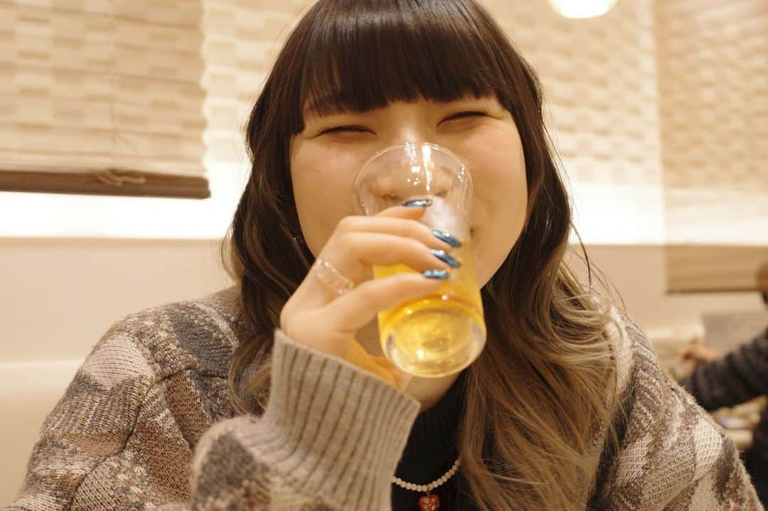 ピンキー！☆藤咲彩音のインスタグラム：「ビール最高🍺」