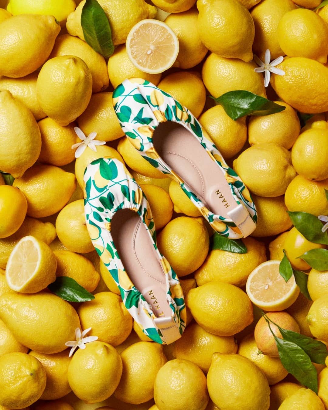 Cole Haanさんのインスタグラム写真 - (Cole HaanInstagram)「🍋🍋 Fresh picked. 🍋🍋 Get yourself a bag (or shoe) of lemons. Tap to shop the Lemon-Print Collection.」4月17日 23時53分 - colehaan