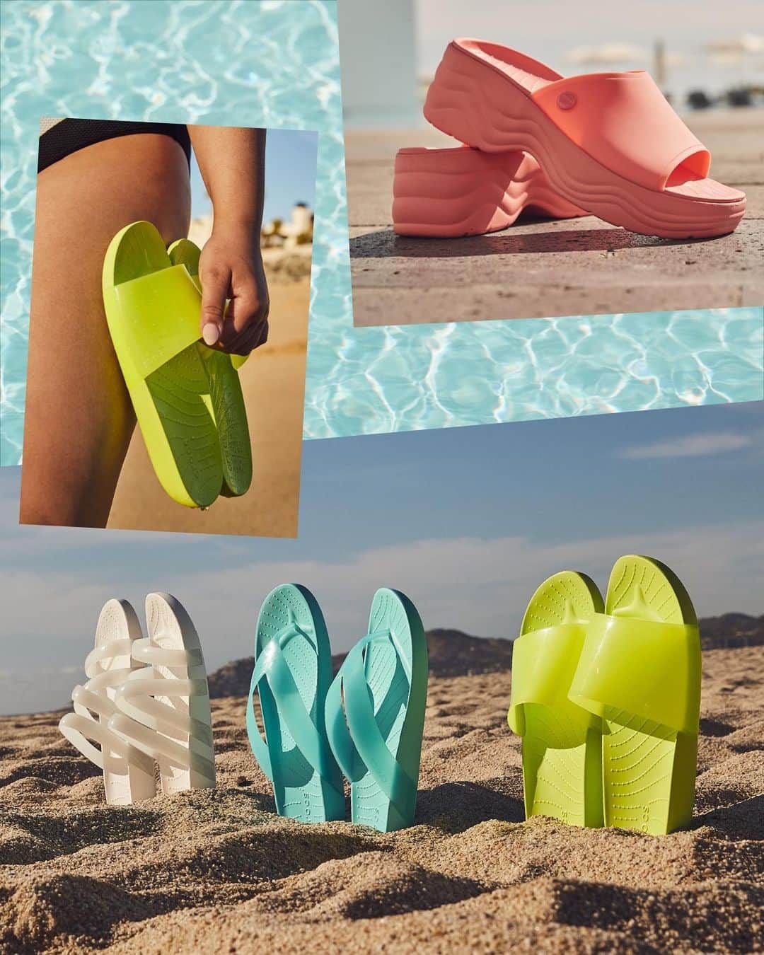 のインスタグラム：「Your new go-to sandals staples are ✨ Crocs ✨​」