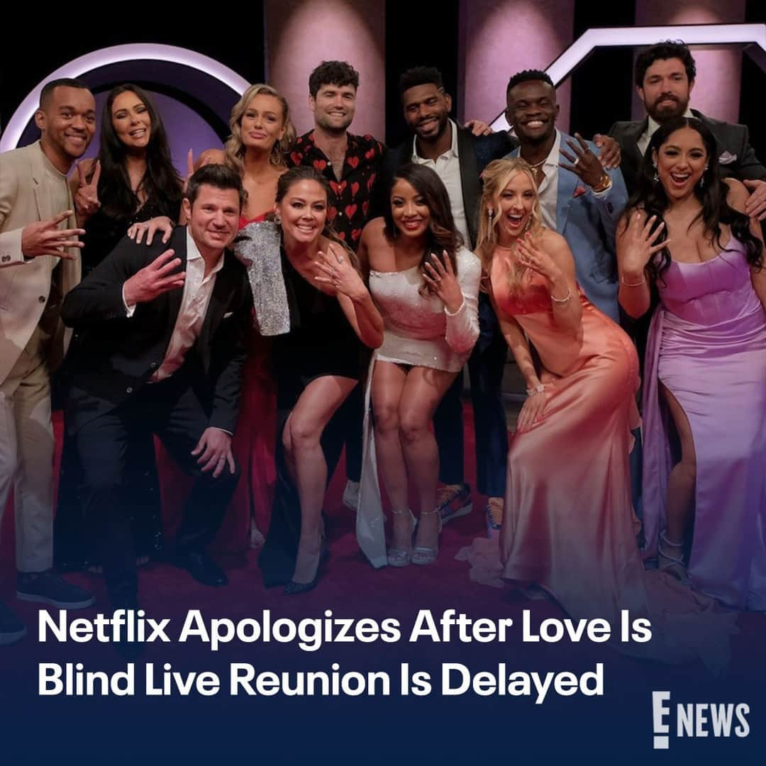 E! Onlineさんのインスタグラム写真 - (E! OnlineInstagram)「This wasn't the kind of drama fans were expecting from the #LoveIsBlind live reunion. Link in bio to read Netflix's full apology after the season four reunion was delayed by more than an hour from its scheduled start time. (📷: Netflix)」4月18日 0時10分 - enews