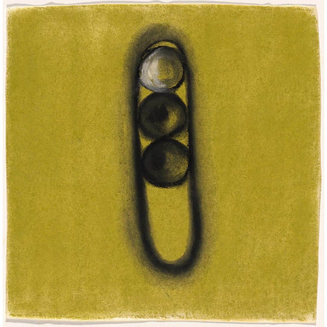 THE ROWのインスタグラム：「Francesco Clemente; ‘Untitled (No. 3)’, 1981」