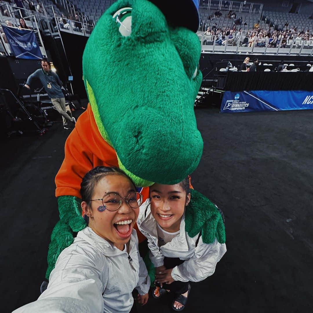 モーガン・ハードのインスタグラム：「all for the gators.  - even before coming to nationals, i was immensely proud of this team. i didn’t think it was possible, but post nationals, i am even more proud. the fight, the grit, the passion, and the trust that this team displays in and out of the gym is like no other. a big thank you to all that have helped us along the way including coaches, trainers, staff, media, friends, family, and fans. i love the gators!」